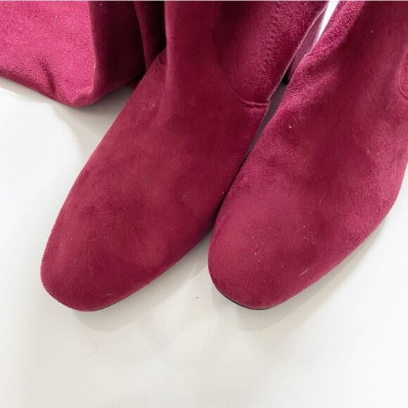 NEW Stuart Weitzman Faux Suede Over-The-Knee Boots size 7.5 - Picture 5 of 12